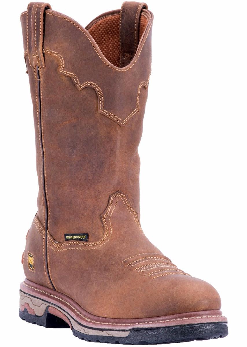 Dan Post Tan Journeyman Steel Toe Mens Work Boots DP69512