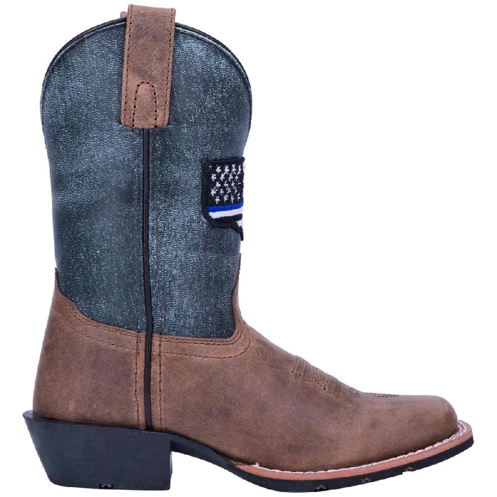 Dan Post Thin Blue Line Kids Leather Boots DPC2956