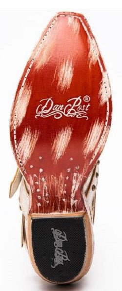 Dan Post White Women's Restless Western Snip Toe Boots DP4063