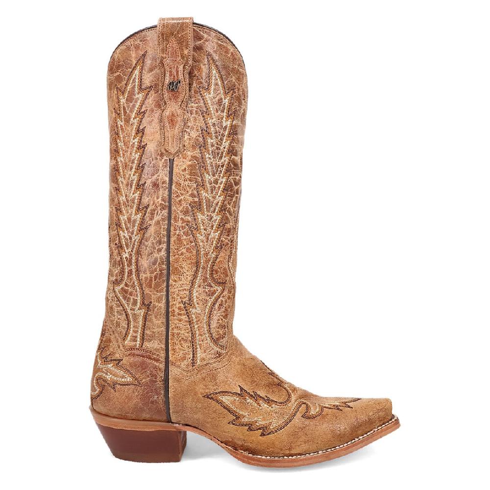 DanPost Brown Katina 13 Inch Women's Snip Toe Western Boots DP5159