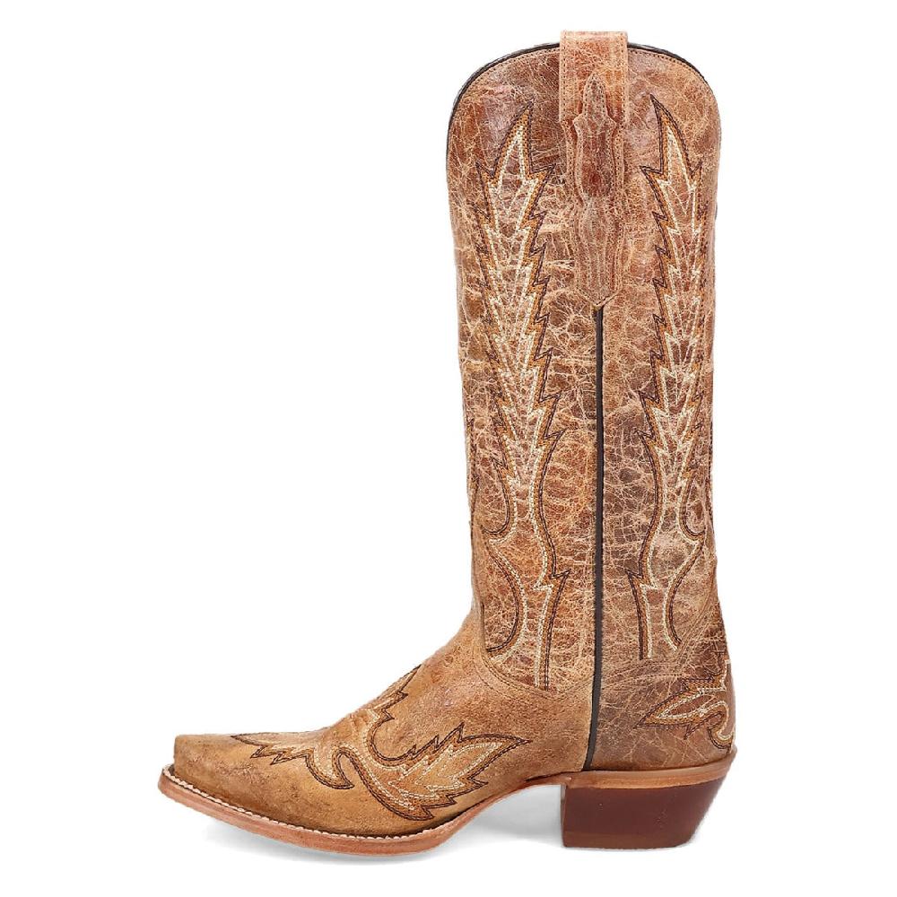 DanPost Brown Katina 13 Inch Women's Snip Toe Western Boots DP5159