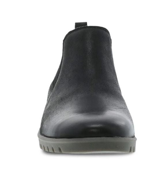 Dansko Black Burnished Louisa Women's Calf Booties 9143-507800