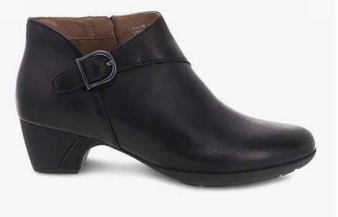Dansko Black Burnished Nubuck Darbie Womens Bootie 3132-100200
