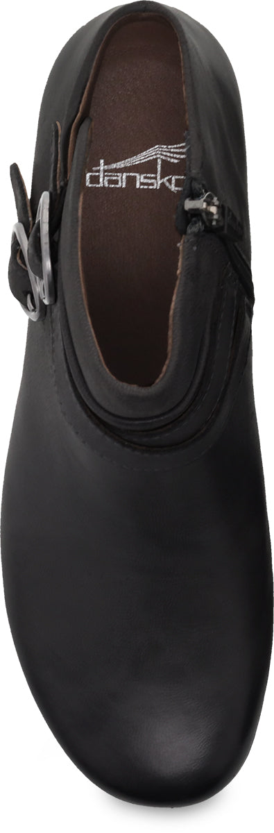 Dansko Black Burnished Nubuck Faithe Women's Booties 5508-360200