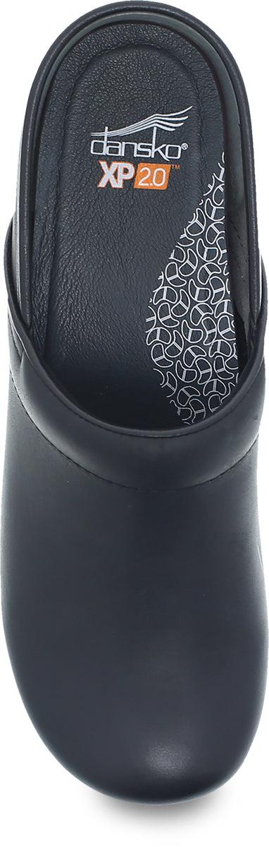 Dansko Black Burnished Nubuck XP 2.0 Clog Shoes 3951-100202