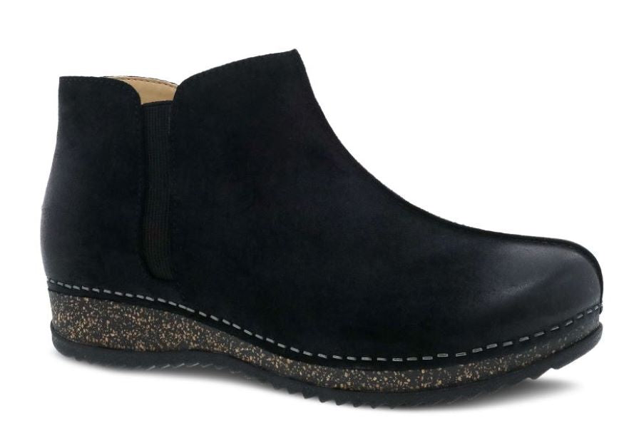 Dansko Black Burnished Suede Makara Women's Boots 9607-100200