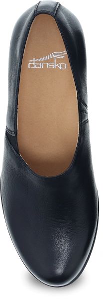 Dansko Black Camdyn Burnished Nubuck Womens Pull On Shoes 3216-100200