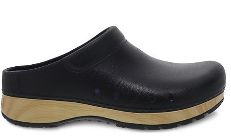 Dansko Black Kane Molded Ladies Clog Shoes 4145-180200