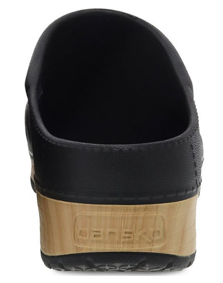 Dansko Black Kane Molded Ladies Clog Shoes 4145-180200