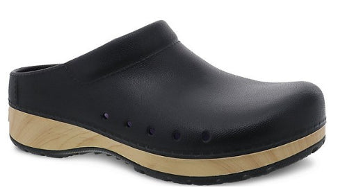 Dansko Black Kane Molded Ladies Clog Shoes 4145-180200