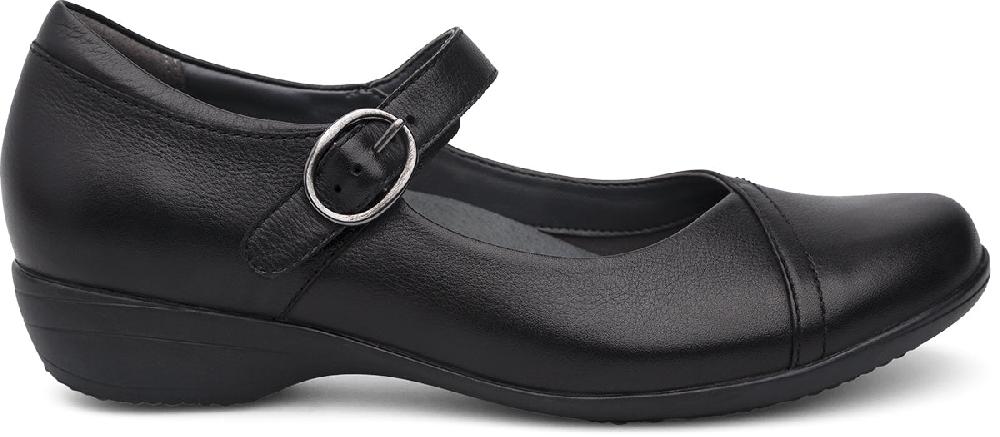 Dansko Black Milled Napa Women's Mary Jane Shoes 5501-100200