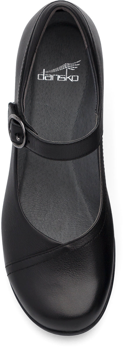 Dansko Black Milled Napa Women's Mary Jane Shoes 5501-100200