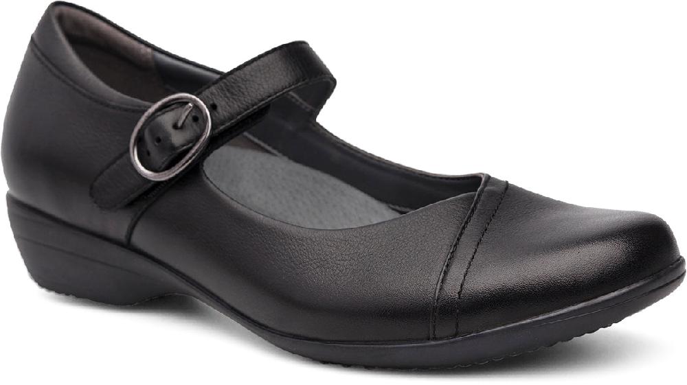 Dansko Black Milled Napa Women's Mary Jane Shoes 5501-100200
