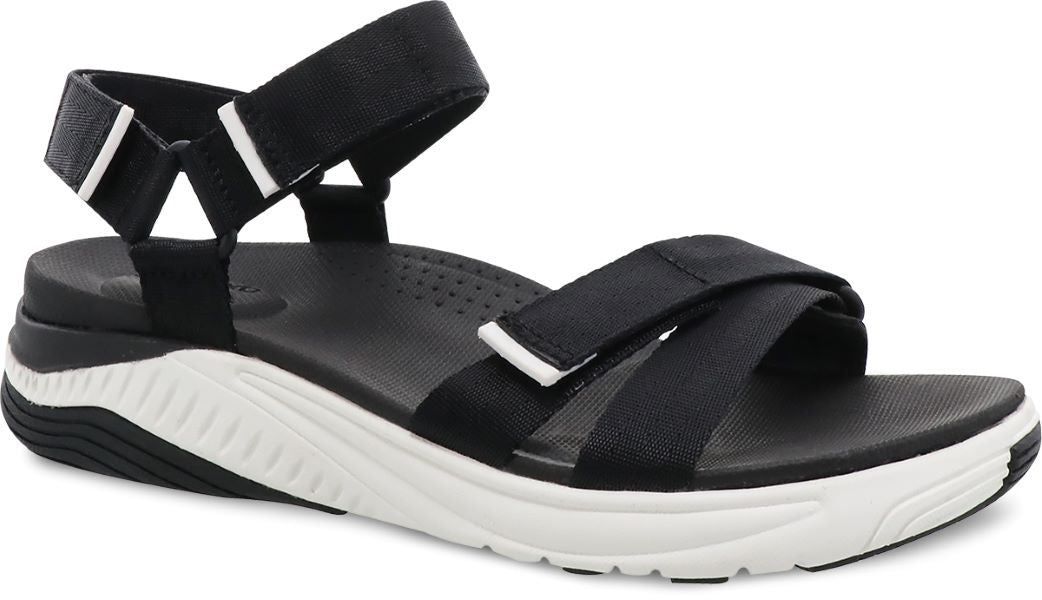 Dansko Black Racquel Webbing Womens Sandals 4915-500200