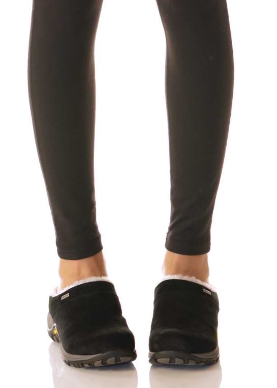 Dansko Black Suede Parson Womens Comfort Slide On Shoes 4356-100210