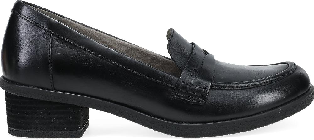 Dansko Black Waterproof Burnished Danica Women's Loafers 2934-502300