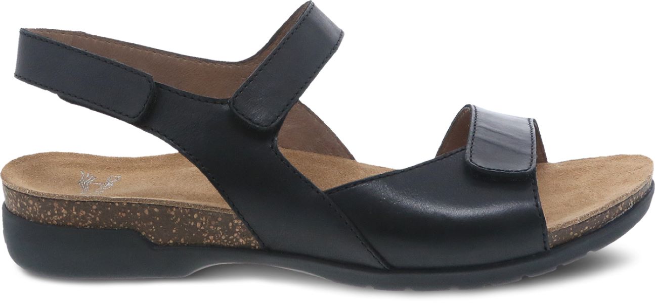 Dansko Black Way Burnished Ronda Women's Sandals 6027-470200