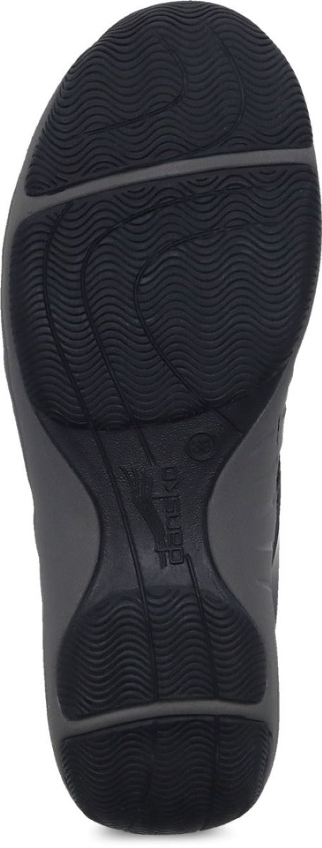 Dansko Black With Black Suede Henriette Womens Comfort Shoes 4852-360295