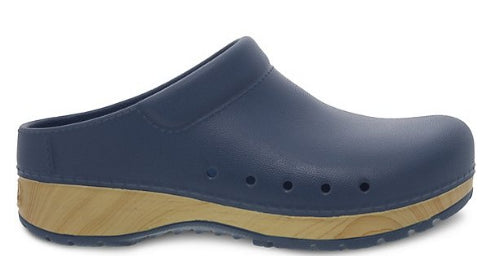 Dansko Blue Kane Molded Ladies Clog Shoes 4145-545400