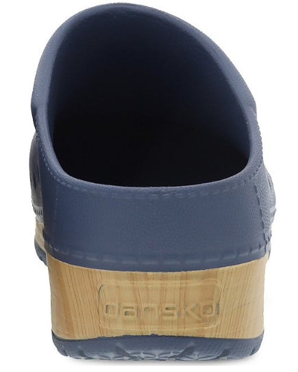Dansko Blue Kane Molded Ladies Clog Shoes 4145-545400