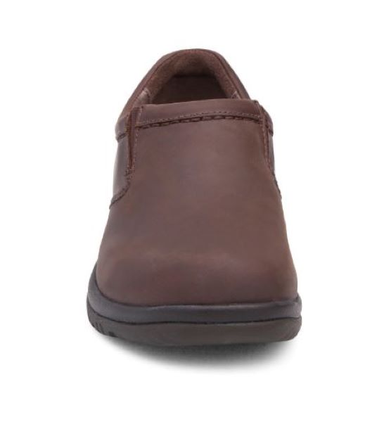 Dansko Brown Distress Wynn Men's Slip-On Shoes 8701-787800