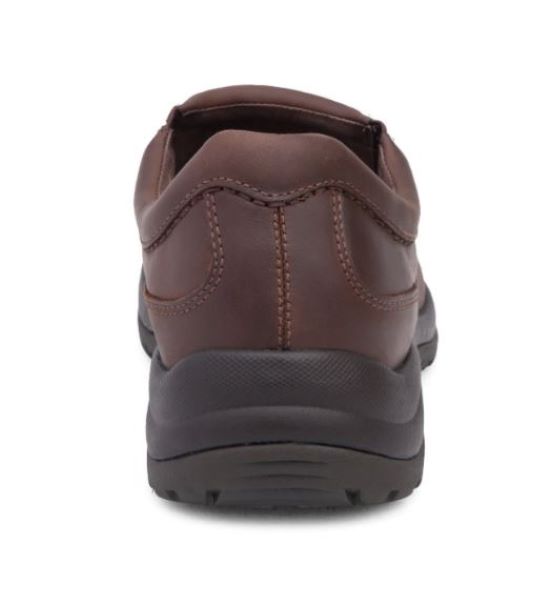 Dansko Brown Distress Wynn Men's Slip-On Shoes 8701-787800