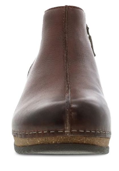 Dansko Brown Waxy Milled Makara Women's Boots 9607-785300
