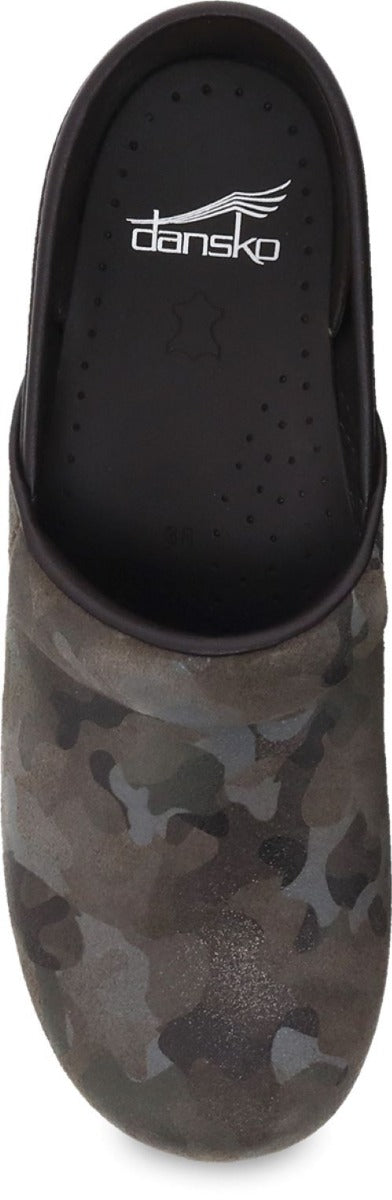 Dansko Camo Suede Professional Clogs 106-989878