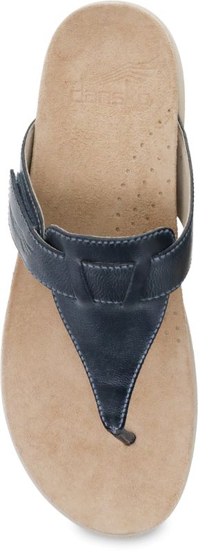 Dansko Cece Denim Burnished Calf Womens Thong Sandals 4610-726100