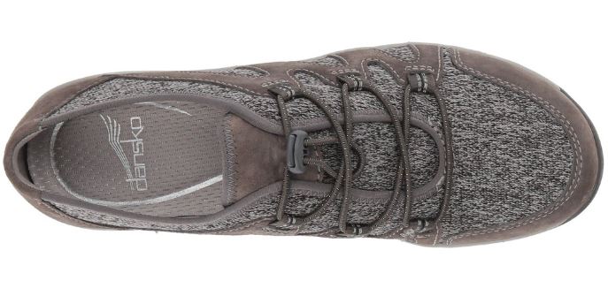 Dansko Charcoal Holland Suede Womens Comfort Shoes 4516-201020