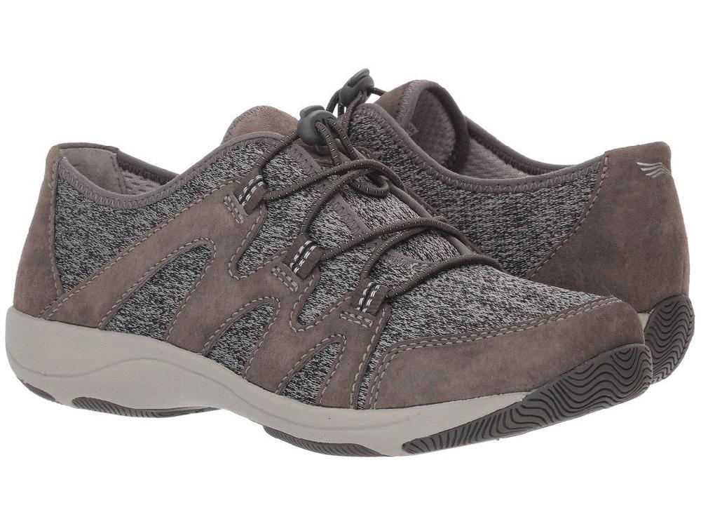 Dansko Charcoal Holland Suede Womens Comfort Shoes 4516-201020