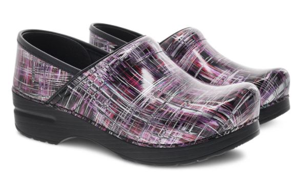 Dansko Crosshatch Patent Professional Womens Comfort Shoes 406-480202