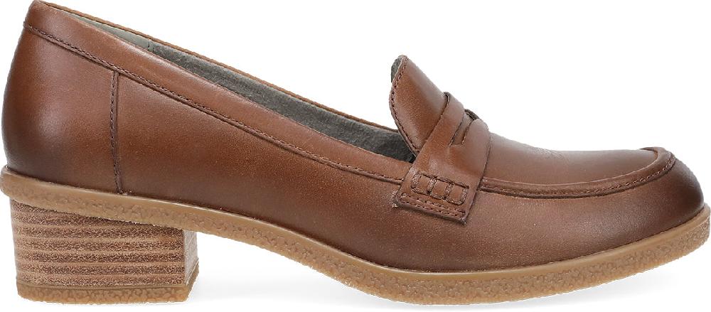 Dansko Danica Tan Waterproof Burnished Women's Loafers 2934-370300