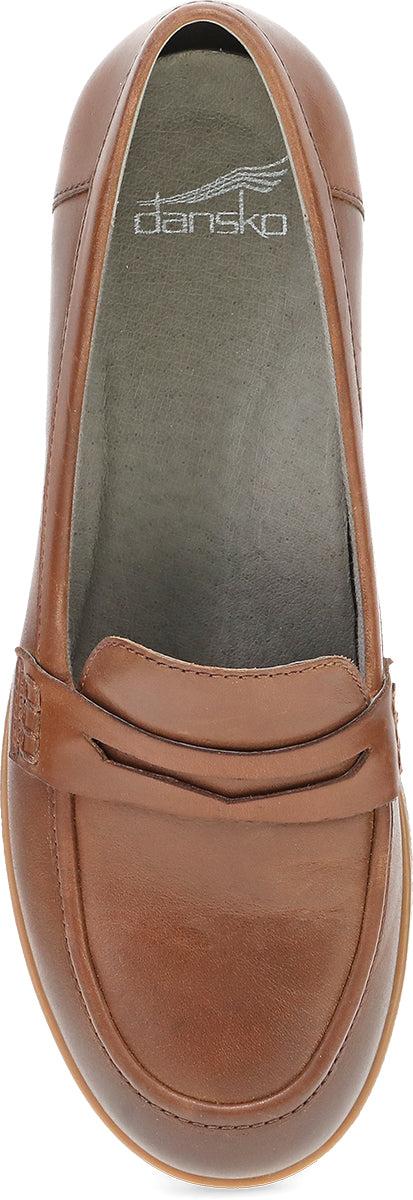 Dansko Danica Tan Waterproof Burnished Women's Loafers 2934-370300