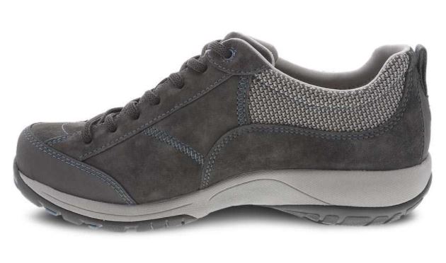 Dansko Grey/Blue Suede Paisley Comfort Sneaker 4350-241005