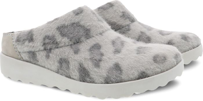 Dansko Grey Leopard Lucie Womens Mules 6420-913700