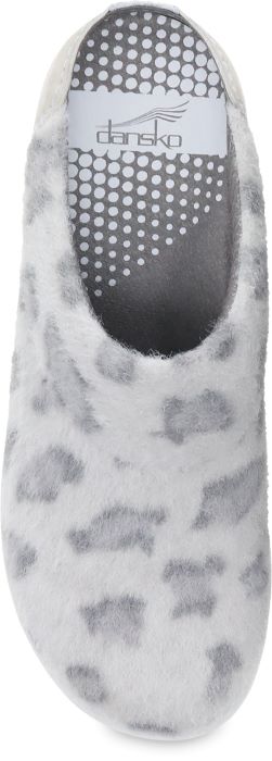 Dansko Grey Leopard Lucie Womens Mules 6420-913700