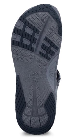 Dansko Grey Multi Webbing Rosette Womens Comfort Sandals 4916-941000