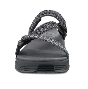 Dansko Grey Multi Webbing Rosette Womens Comfort Sandals 4916-941000