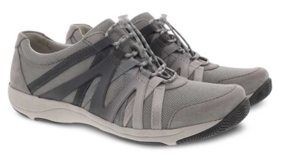 Dansko Grey Suede Henriette Womens Comfort Shoes 4852-941094