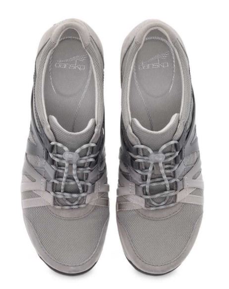 Dansko Grey Suede Henriette Womens Comfort Shoes 4852-941094