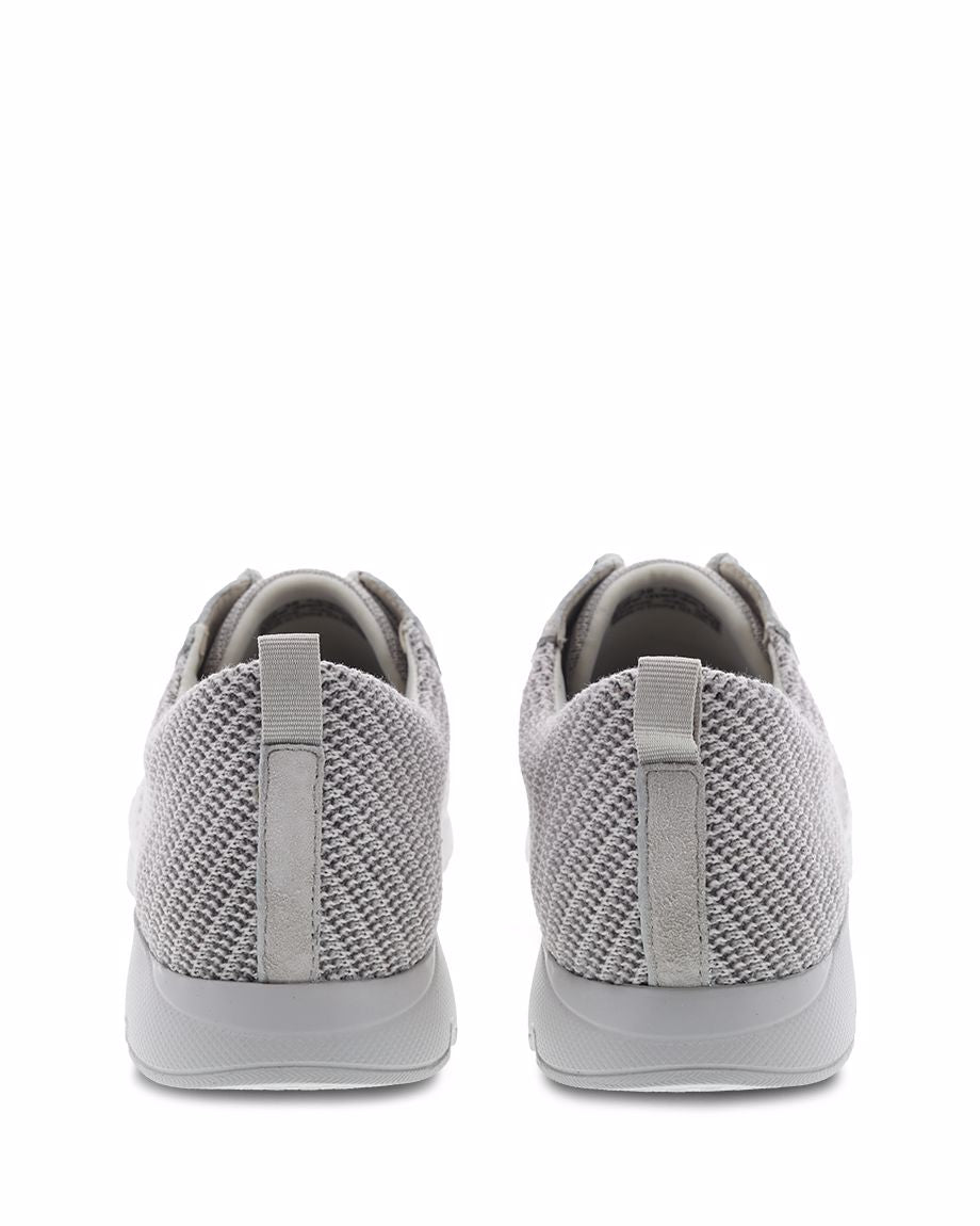 Dansko Ivory Adrianne Washed Knit Comfort Casual Lace-Up Sneaker 4455-611861