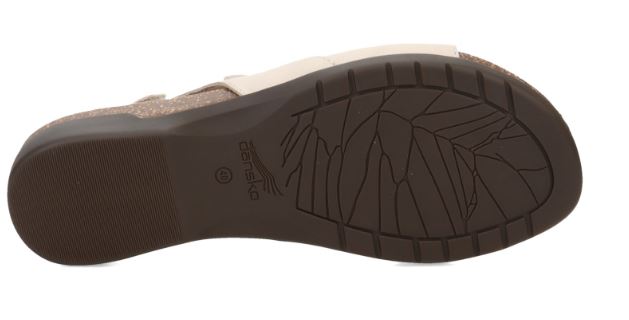 Dansko Ivory Milled Nubuck Ronda Womens Comfort Sandals 6027-615300