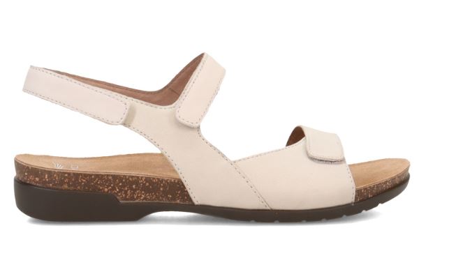 Dansko Ivory Milled Nubuck Ronda Womens Comfort Sandals 6027-615300