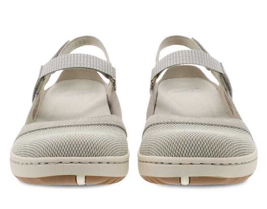 Dansko Ivory Suede Raeann Adjustable Strap Womens Comfort Shoes 4426-650300