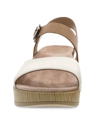 Dansko Ivory Tumbled Nappa Marjory Womens Comfort Sandals 1022-612200