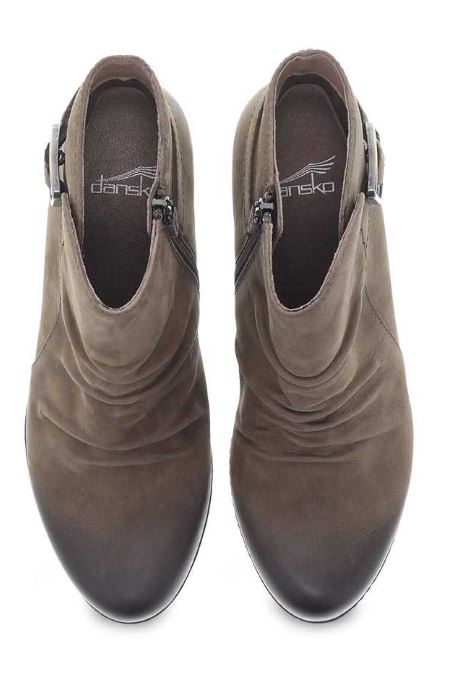 Dansko Mushroom Burnished Nubuck Lia Womens Short Boots 6908-871200