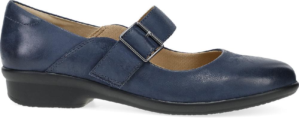 Dansko Navy Burnished Collette Women's Mary Jane Shoes 10502-290200