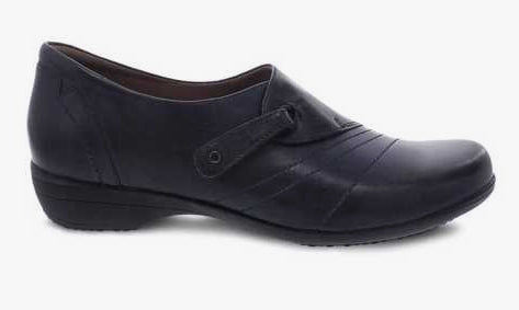 Dansko Navy Franny Burnished Calf Ladies Shoes 5500-550200