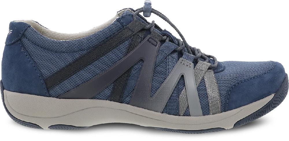 Dansko Navy Suede Henriette Womens Comfort Shoes 4852-757575